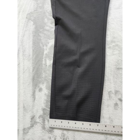 NEW Liverpool Tyler Straight Leg Textured Knit Trouser Pants Size 33/16 Black - Picture 13 of 14